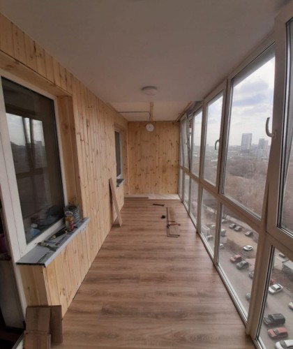  Монтаж видовой лоджии