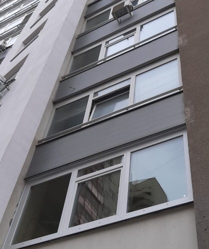 Замена окон от застройщика на шумозащитные семикамерные окна  Veka 70