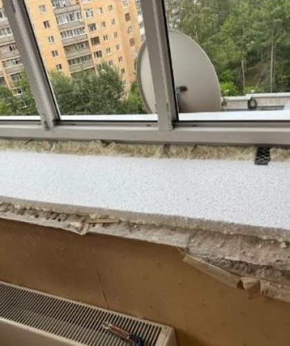 Остекление эркерного окна