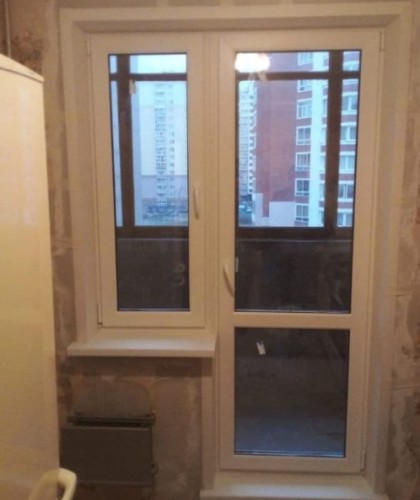 Прорубание проема с выходом из кухни