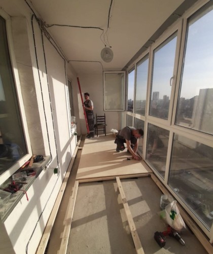  Монтаж видовой лоджии