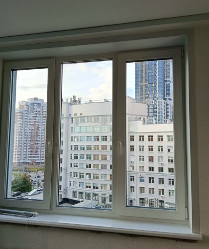 Замена окон от застройщика на шумозащитные окна Veka 82