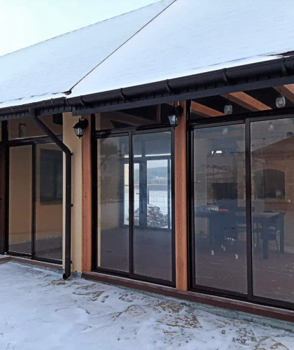 Портальная откатная конструкция