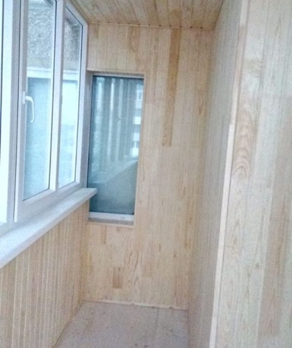 Установка и обшивка вагонкой балкона по радиусу