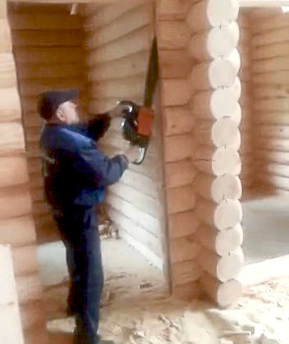 Установка скользящих блоков (скользянок) 