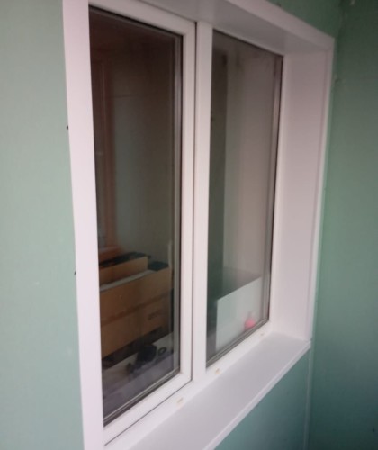 Утепление балкона, обшивка ГВЛ