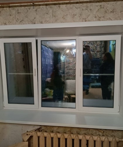 Установка двух окон на первом этаже