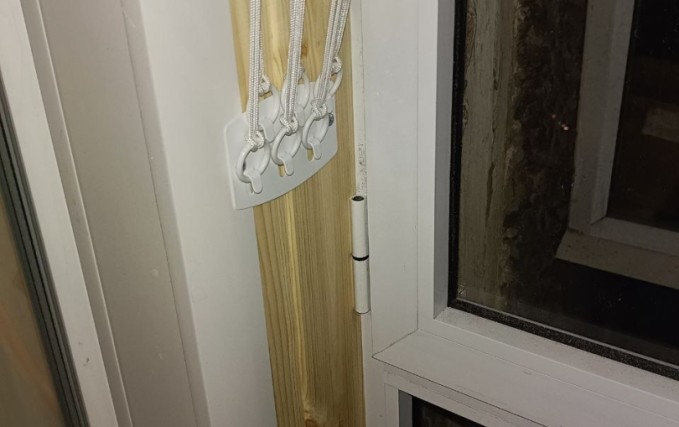 Французский балкон с крышей 5