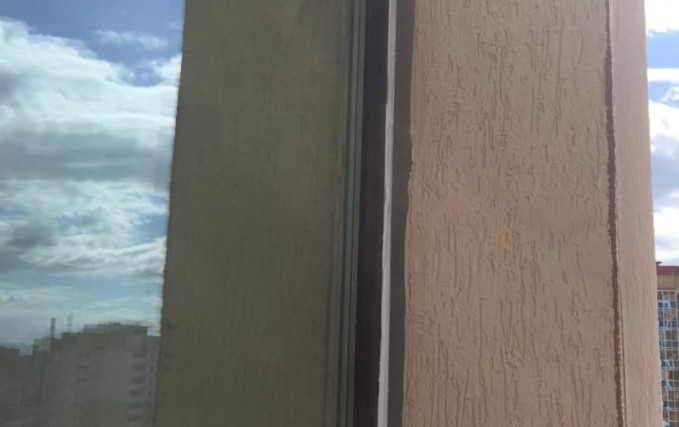 Остекление Г-образного балкона с ламинацией профиля 5