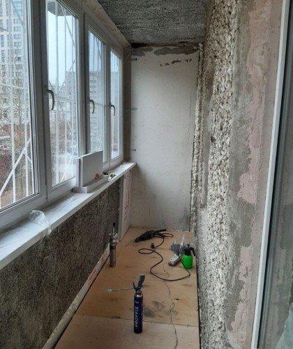 Утепление балкона, обшивка вагонкой внутри и снаружи