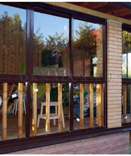 Холодная алюминиевая раздвижная веренда