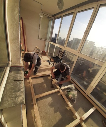  Монтаж видовой лоджии