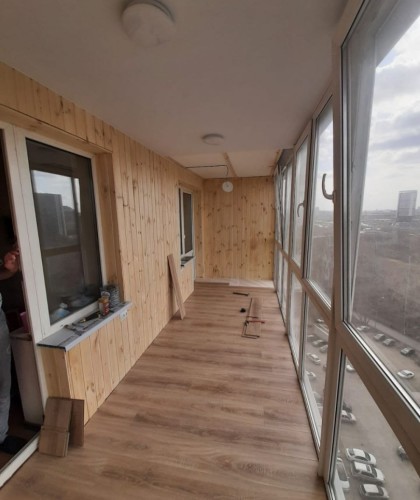  Монтаж видовой лоджии