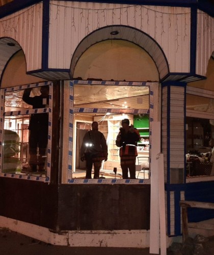 Остекление радиусными (панорамными конструкциями) после аварии с Порше Каен