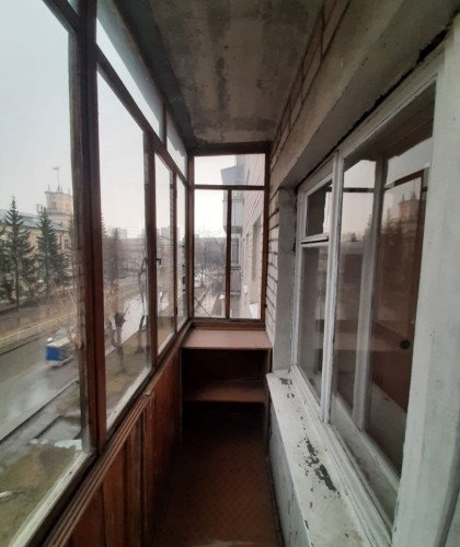 Установка балконного блока и балкона с выносом