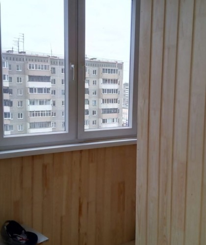 Установка и обшивка вагонкой балкона по радиусу