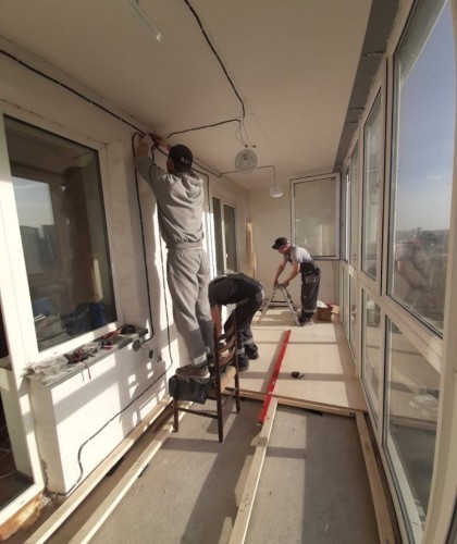  Монтаж видовой лоджии