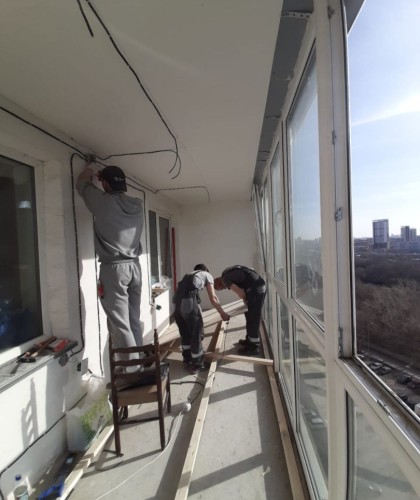  Монтаж видовой лоджии