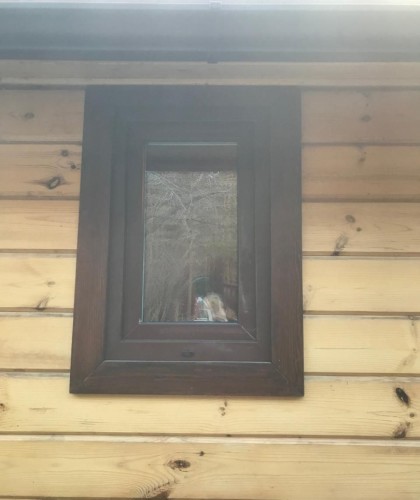 Окна с отделкой для дачного дома