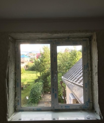 Замена окон в коттедже