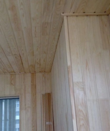 Установка и обшивка вагонкой балкона по радиусу