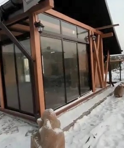 Портальная откатная конструкция