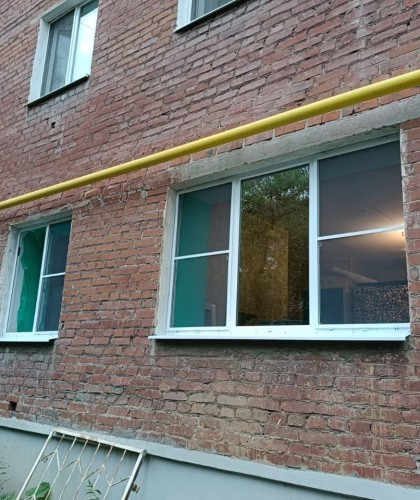 Установка двух окон на первом этаже