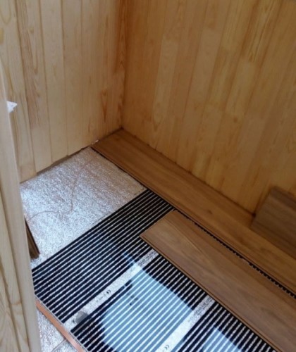 Теплый балкон c остекление из профиля Века 70