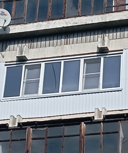 Закладывание проема пеноблоком с армированием, монтаж ПВХ конструкции