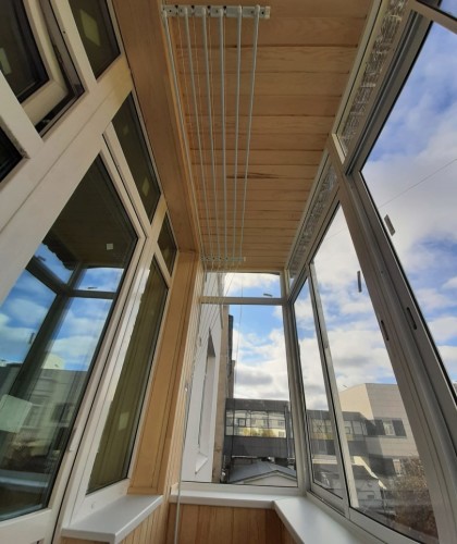 Остекление высокого балкона в историческом здании