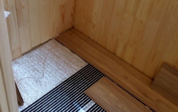 Монтаж теплого балкона с электрикой и теплым полом 1