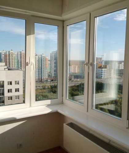 Замена пластикового окна от застройщика