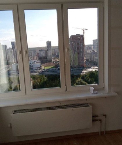Замена пластикового окна от застройщика
