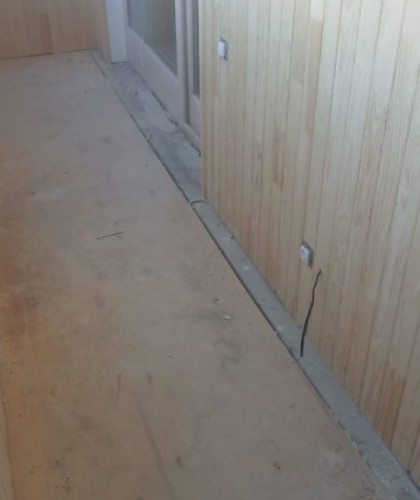 Монтаж , утепление ламинированной лоджии