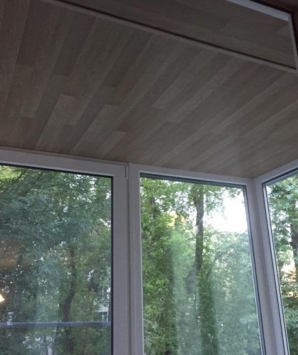 Монтаж балкона. Теплый пол, плитка, обшивка