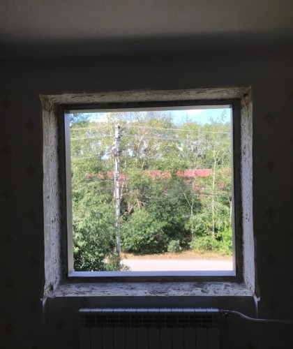 Замена окон в коттедже