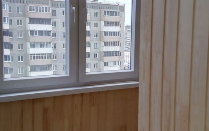 Установка и обшивка вагонкой балкона по радиусу 6