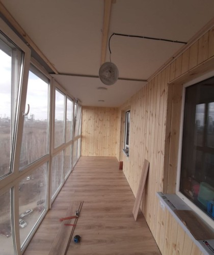  Монтаж видовой лоджии