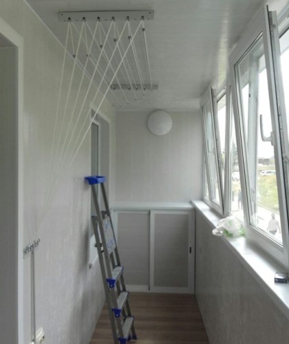 Теплая лоджия с цветными панелями ПВХ