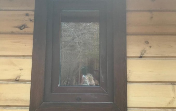 Окна с отделкой для дачного дома 4