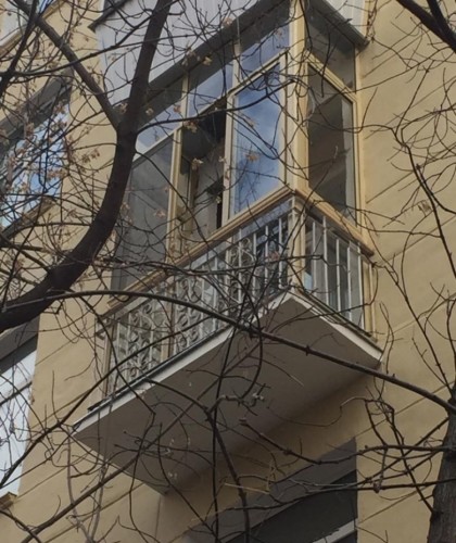 Теплый балкон из профиля Veka в цвет фасада