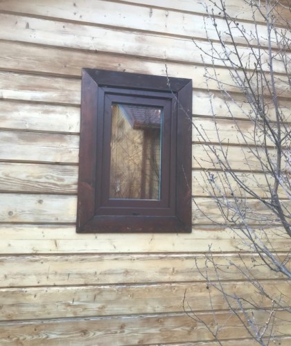 Установка окрашенных окон и дверей Veka в СНТ "Мостовка 2"