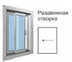 Раздвижная створка