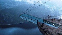 В Норвегии построят отель с панорамным остеклением на вершине скалы
