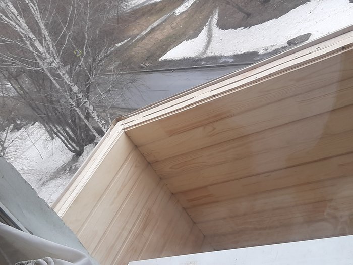 Обшивка балкона