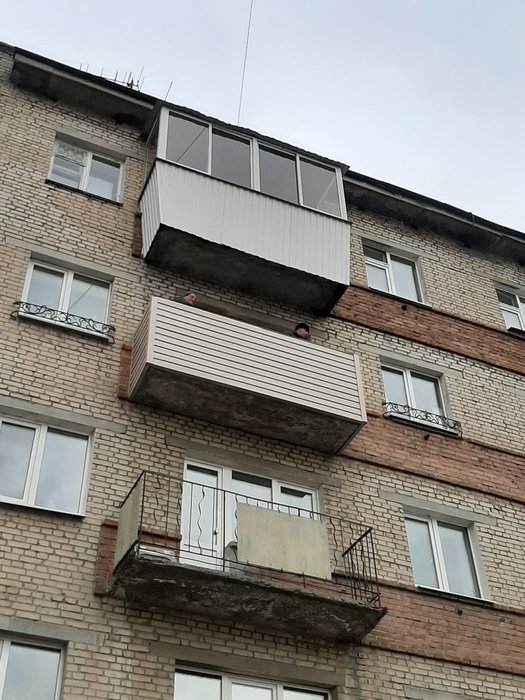 Обшивка балкона